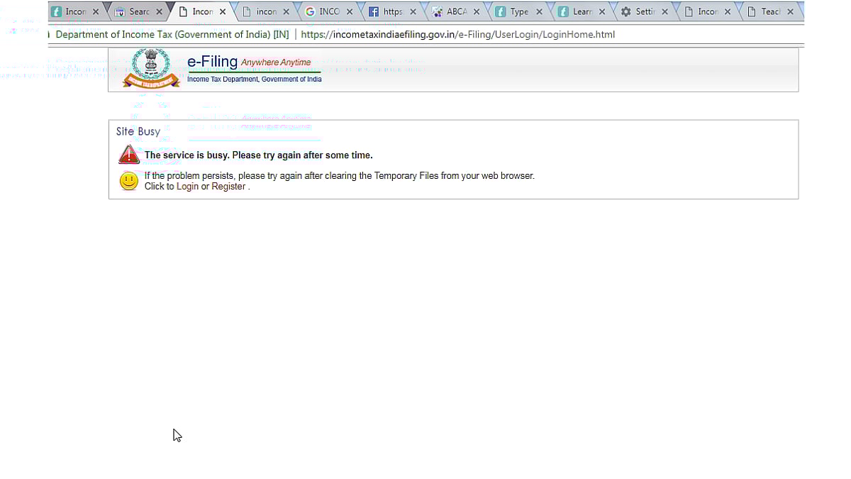 This is not the first time that many taxpayers have raised the issue of the income tax website and its operationality going for a toss during crucial junctures, like filing the Income Tax Returns. 

